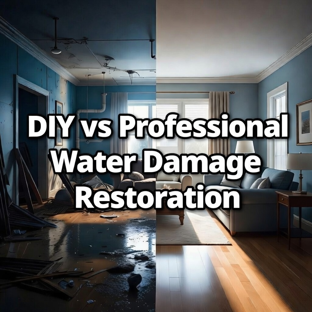 DIY vs Professional Water Damage Restoration
