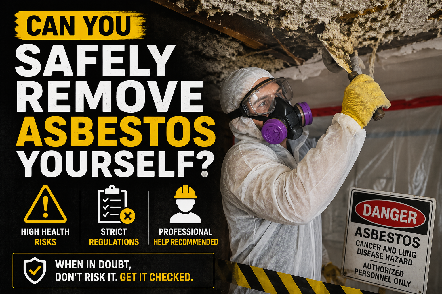 Can You Safely Remove Asbestos Yourself?